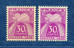 ⭐ France - Variété - YT Taxe N° 68 - Couleurs - Pétouilles - Neuf Sans Charnière - 1943 ⭐ - Neufs