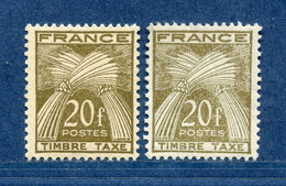 ⭐ France - Variété - YT Taxe N° 77 - Couleurs - Pétouilles - Neuf Sans Charnière - 1943 ⭐ - Ungebraucht