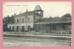 57 - CREUTZWALD La CROIX - La Gare - Creutzwald