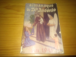 Almanaque Sto. António- Braga Ano 1941 - Sonstige & Ohne Zuordnung
