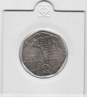 Isle Of Man 50p Armistice (Small Format) Circulated - Île De  Man