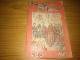Almanaque Sto. António- Braga Ano 1944 - Autres & Non Classés