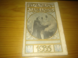 Almanaque Sto. António, - Braga Ano 1935 - Other & Unclassified