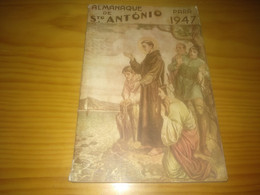 Almanaque Sto. António, - Braga Ano 1947 - Autres & Non Classés