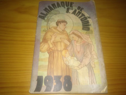 Almanaque Sto. António, - Braga Ano 1938 - Autres & Non Classés