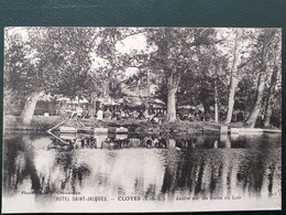 28, Cloyes , L'hôtel Saint Jacques ,le Jardin Sur Les Bords De Loir En 1933 - Cloyes-sur-le-Loir
