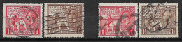 GRANDE-BRETAGNE N°171/174  Oblitérés - TTB Parfait - Used Stamps