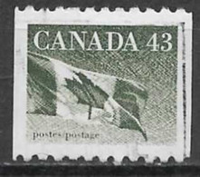 Canada 1992. Scott #1395 (U) Flag - Rollo De Sellos