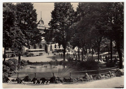 MONZA - STAZIONE F.F.S.S. - 1956 - BUS - AUTOBUS - PULLMAN - Monza