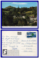 1965 Eire Ireland Postcard Village Of Enniskerry Posted Gleann Da Locha To England - Cartas & Documentos