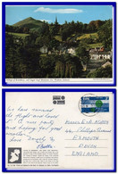 1965 Eire Ireland Postcard Village Of Enniskerry Posted Gleann Da Locha To England - Covers & Documents