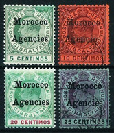 Marruecos (Británico) Nº 9/12 Cat.26,50€ - Bureaux Au Maroc / Tanger (...-1958)