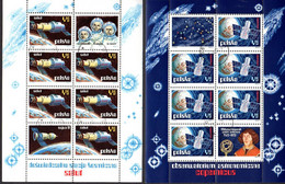 POLAND 1973 Space Exploration Blocks Used.  Michel Blocks 53-54 - Gebruikt