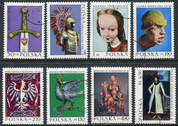 POLAND 1973 Masterpieces Of Polish Art Used.  Michel 2237-44 - Oblitérés