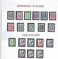 COQ ET MARIANNE D'ALGER SUPERBE - 1944 Coq Et Marianne D'Alger