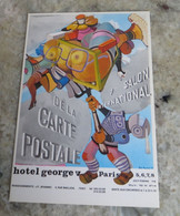 CPM Paris Hôtel Georges V 7 ème Salon De La Carte Postale - Illustrateur Joel Foudoin Robot 1978 - Beursen Voor Verzamellars