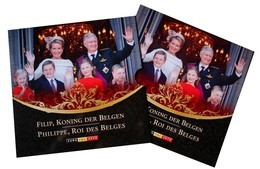 Belgie, Euro Set 2014, Filip Koning Der Belgen  FDC, Van 1 Cent Tot 2 Euro - Belgium
