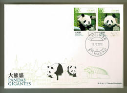 Macau, 2010, FDC Pandas Gigantes - FDC