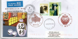 World Of Art Series 2021,  Letter FDC From Tokyo Sent To Andorra, With Arrival Local Postmark - Briefe U. Dokumente