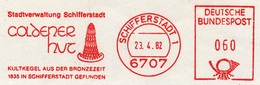 Freistempel Kleiner Ausschnitt 1071 Goldener Hut Schifferstadt - Marcofilie - EMA (Printmachine)