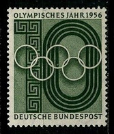 ALLEMAGNE 1956  N° 107 ** Neuf MNH Superbe C 1.20 € Sports Jeux Olympiques De Melbourne Anneaux Games - Ungebraucht