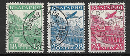 BULGARIE PA N°12/14  Oblitérés - TTB Parfait - Airmail