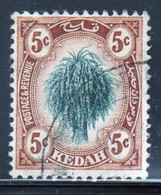 Malaysia Kedah 1912 Single 5c Definitive Stamp Which Is I Believe Cat No 4 In Fine Used. - Kedah