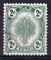 Malaysia Kedah 1921 Single 2c Definitive Stamp Which Is I Believe Cat No 27 In Fine Used - Kedah