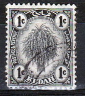 Malaysia Kedah 1922 Single 1c Definitive Stamp Which Is I Believe Cat No 52 In Fine Used - Kedah