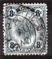 Malaysia Kedah 1922 Single 8c Definitive Stamp Which Is I Believe Cat No 57 In Fine Used - Kedah