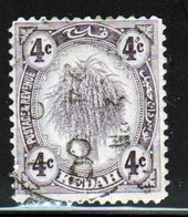 Malaysia Kedah 1922 Single 4c Definitive Stamp Which Is I Believe Cat No 54 In Fine Used - Kedah