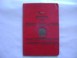 BRAZIL / BRASIL - DIPLOMATIC PASSPORT ISSUED IN 1952 IN THE STATE - Historische Dokumente