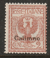 Italy Aegean Calino 1912 Sc 1 Egeo Calino Sa 1 MLH* - Ägäis (Calino)
