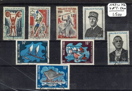 WALLIS FUTUNA Lot 1971 1972 - Used Stamps