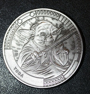 Médaille Jeton Star Wars - La Guerre Des Etoiles "Yoda" George Lucas - Cinéma - Professionals/Firms