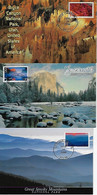 United States USA 2006 3 Maximum Card airmail Stamp Great Smoky Mountains Yosemite National Park Bryce Canyon - Andere