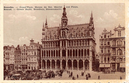 BRUXELLES - Grand'Place, Maison Du Roi, Marché Aux Fleurs. - Mercadillos
