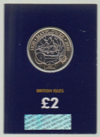 Isle Of Man Coin, £2 Mayflower Anniversary Uncirculated 2020 On Card - Isla Man