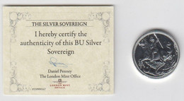 GB - Silver Sovereign - Issued 'London Mint Office' - Mint Sets & Proof Sets