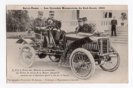 31 HAUTE GARONNE - SAINT ROME Le Prince Des Asturies, Grandes Manoeuvres Du Sud-Ouest 1902. Pionnière - Other Municipalities