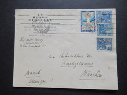 Frankreich 1930 Befreiung Von Orleans Nr.237 (3) MiF Mit Tuberkulose Marke Umschlag La Revue Musicale Nach München - Storia Postale