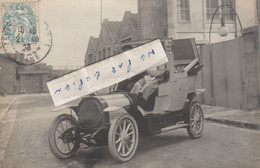 Concours Des Automobiles Taximètres De La Ville De Paris ( Carte Photo Envoyée De Levallois-Perret ) - Transporte Público