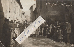 POYOLS -  On Pose Dans Une Rue En 1910  ( Carte Photo ) - Sonstige & Ohne Zuordnung