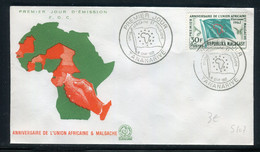 Madagascar - Enveloppe FDC En 1960 - Union Africaine - Ref S 107 - Madagascar (1960-...)