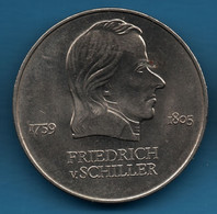 DDR RDA 20 MARK 1972 KM# 40 Friedrich Von Schiller - 20 Mark