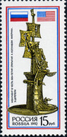 Ref. 166834 * NEW *  - RUSSIA . 1992. MONUMENT OF THE CELEBRATION OF THE 500TH ANNIVERSARY OF THE DISCOVERY OF AMERICA	. - Neufs