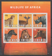 Z719 2013 LIBERIA ANIMALS WILDLIFE OF AFRICA 1KB MNH - Autres