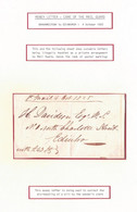 GB SCOTLAND GRAHAMESTOWN EDINBURGH 1825 MONEY LETTER CARE OF MAIL GUARD - ...-1840 Préphilatélie