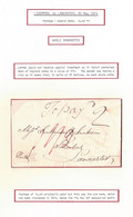 GB LIVERPOOL LANCASTER 1814 BANKNOTES POSTAGE DUE - ...-1840 Préphilatélie