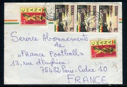 Ghana -  Enveloppe De Aflao Pour Paris En 1976 - Prix Fixe !!  - Ref S 196 - Ghana (1957-...)